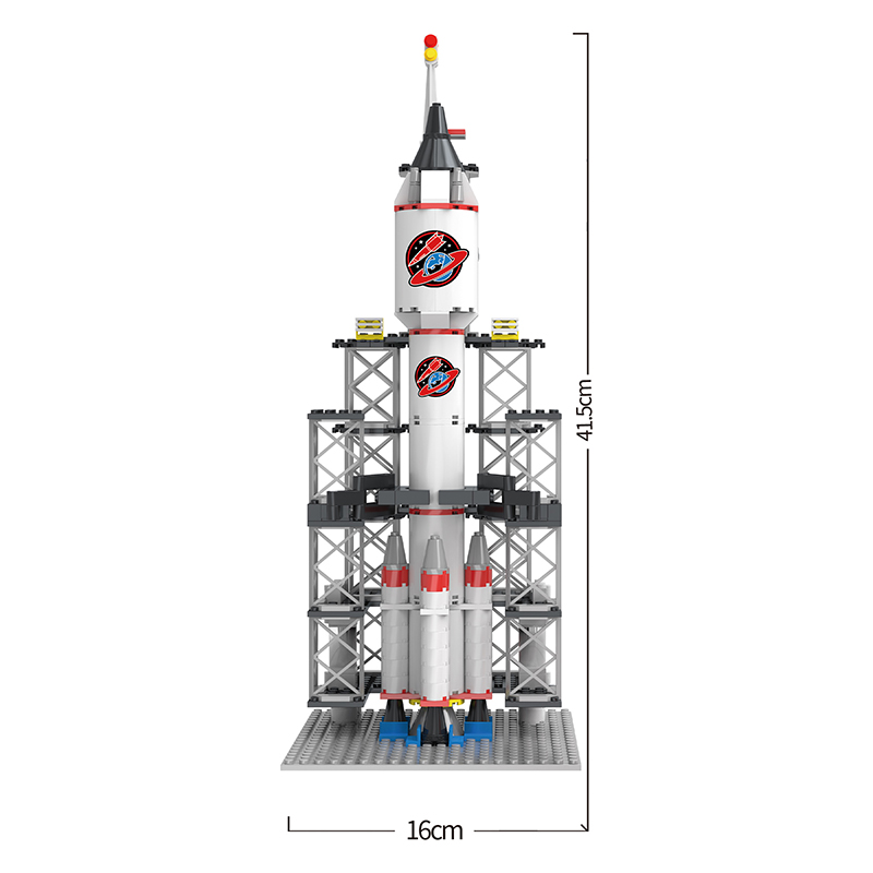 Cohete Espacial Armable 309pzs 6a+