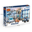 City Estacion de Policia Con Vehiculos 857pzs 6a+