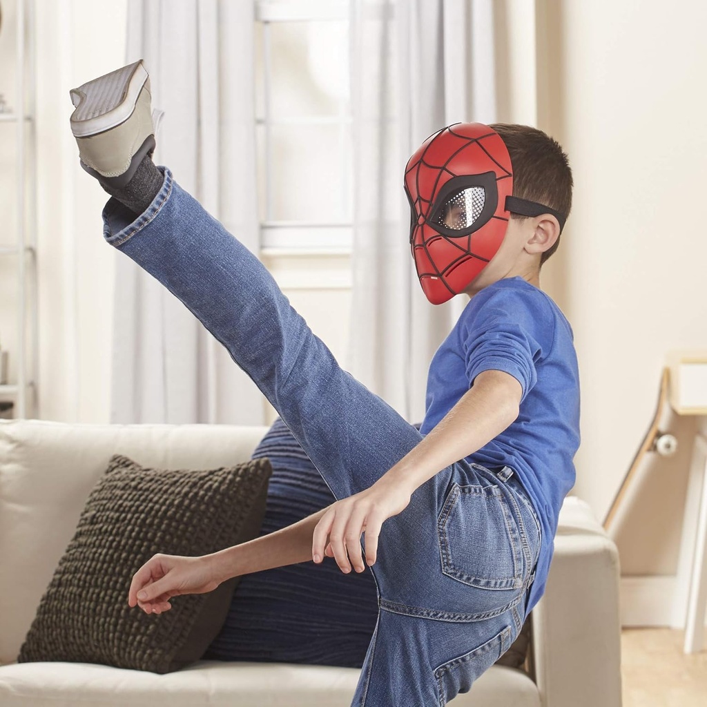 Máscara Spiderman Hero ( Roja y Negra ) 5a+ / Surtido de 2 / Se venden por Separado