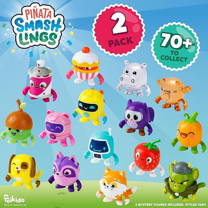 Figura Piñata Smashlings Huevo Sorpresa Set de 2 3a+ ( Se venden por separado )