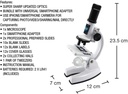 Microscopio con Conexión a SmartPhone 100/450/900X 8a+