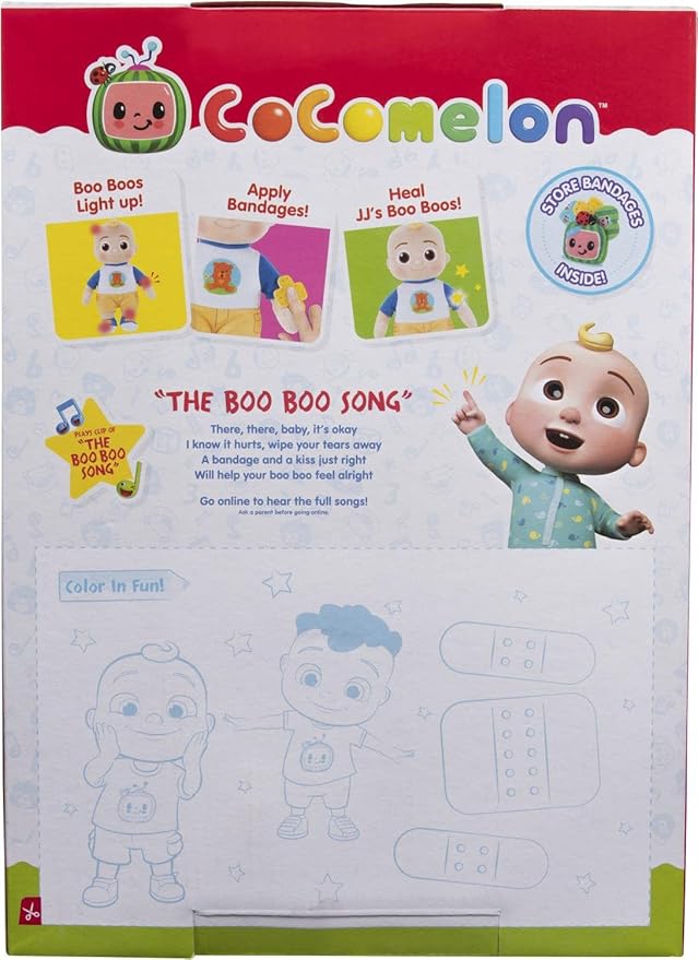 Cocomelon Peluche Boo Boo JJ con Sonidos 18m+