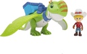Dino Ranch Figura Delux Jon y Thunderbolt (Dino Volador) 3a+