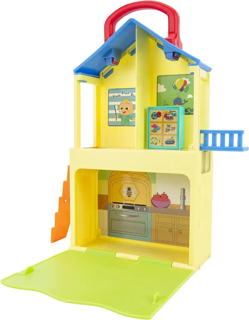 Cocomelon Casa de Juegos Plegable C/2 Figuras y 5 Accesorios 3a+