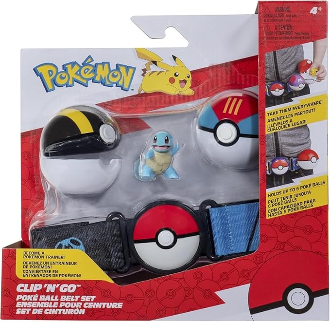 Cinturón Pokémon con 2 Pokébolas Clip´N´Go Surt/2 4a+