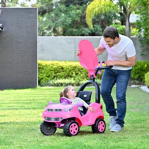 Carro Rosado Prinsel  Montable de Empujar  2-6a
