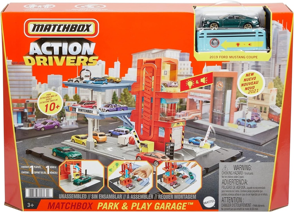Matchbox Parqueo y Estación Rescate en Acción surt/2 3a+