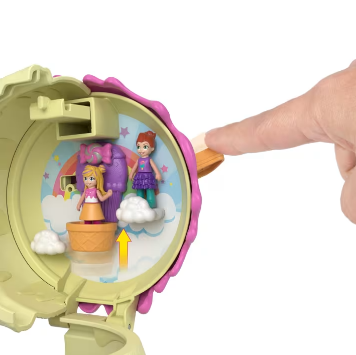 Polly Pocket Parque de Juegos Polly Sorpresas Forma de Helado 4a+