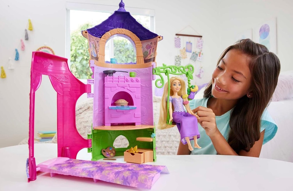 Muñeca Disney Princesa Torre de Rapunzel 3a+