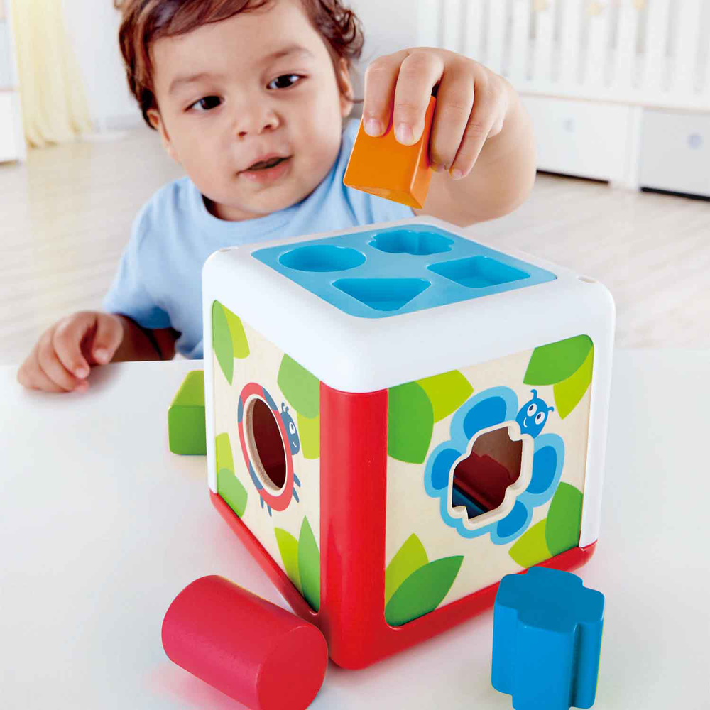 Cubo de Encajar Figuras Geometricas 12m+