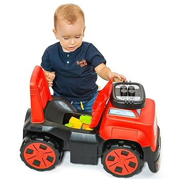 Carro Montable con 10 Bloques 3e1 1a+ Rojo