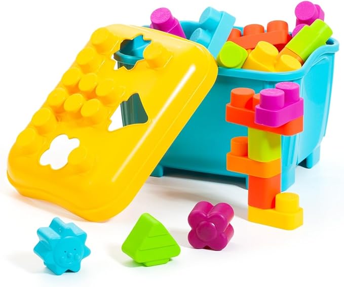 Caja Actividades con  12 Bloques y 3 Figuras 1a+