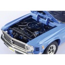 Carro 1:18 Ford Mustang Boss 429 1970 Azul 8a+