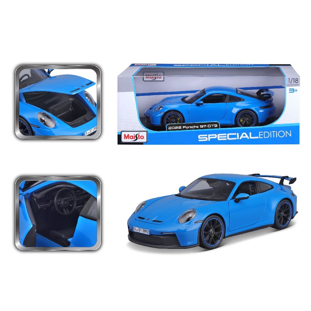 Carro Escala 1:18 SE 2022 Porsche 911 GT3 3a+