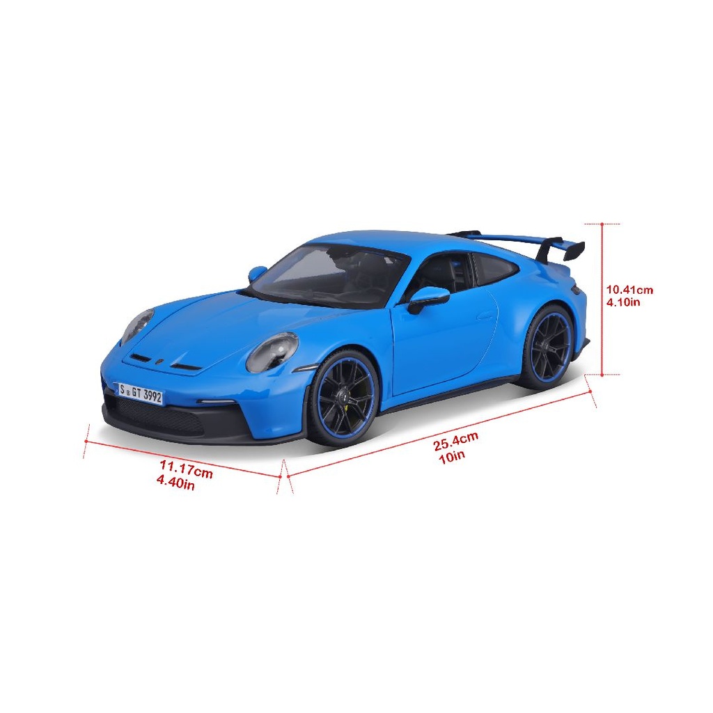 Carro Escala 1:18 SE 2022 Porsche 911 GT3 3a+