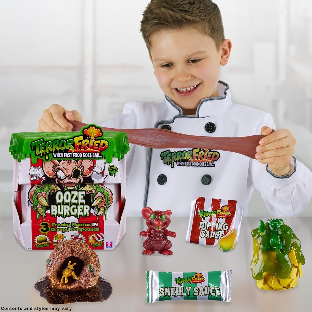 Figuras Terror Fried Caja de Hamburguesa Set/3 5a+