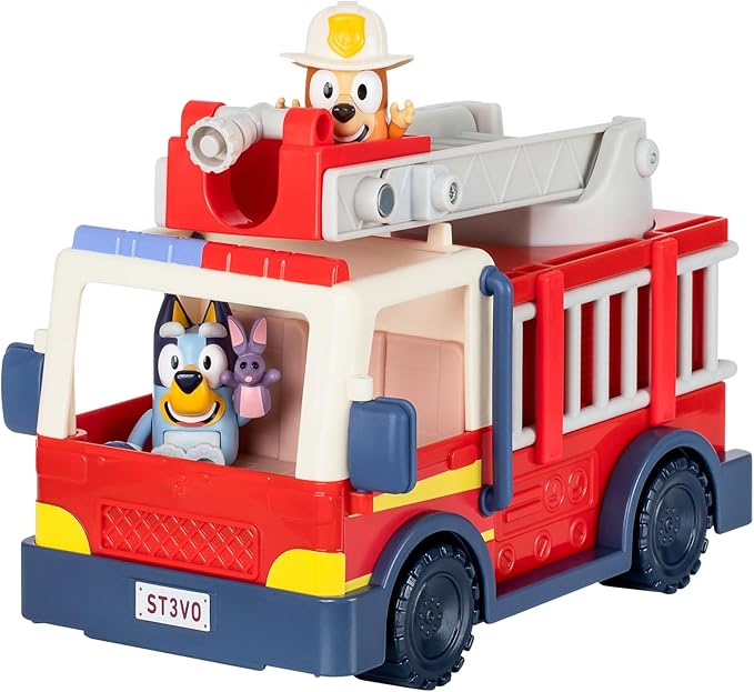 Figura de Bluey Camion de Bomberos 3a+