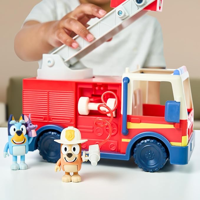 Figura de Bluey Camion de Bomberos 3a+