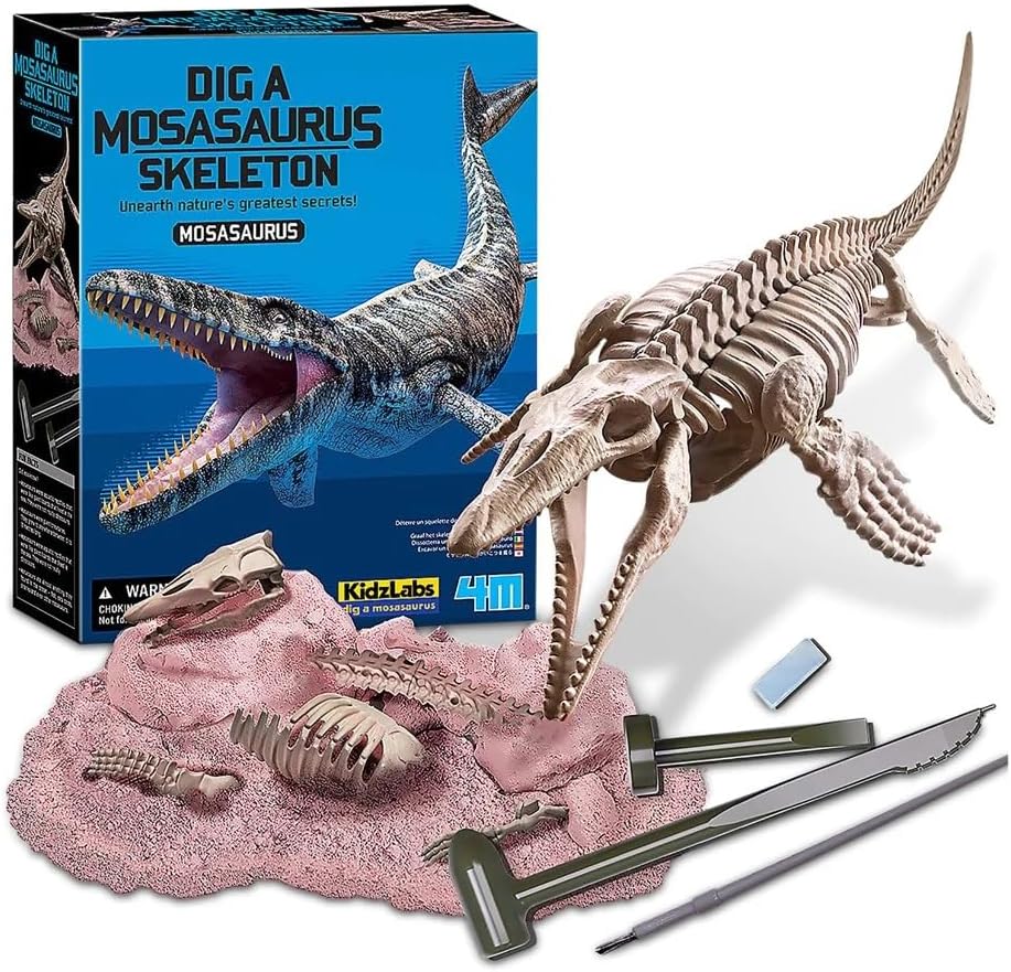 Kidz Labs Cava y Arma Tu Fósil de Mosasaurus 8a+
