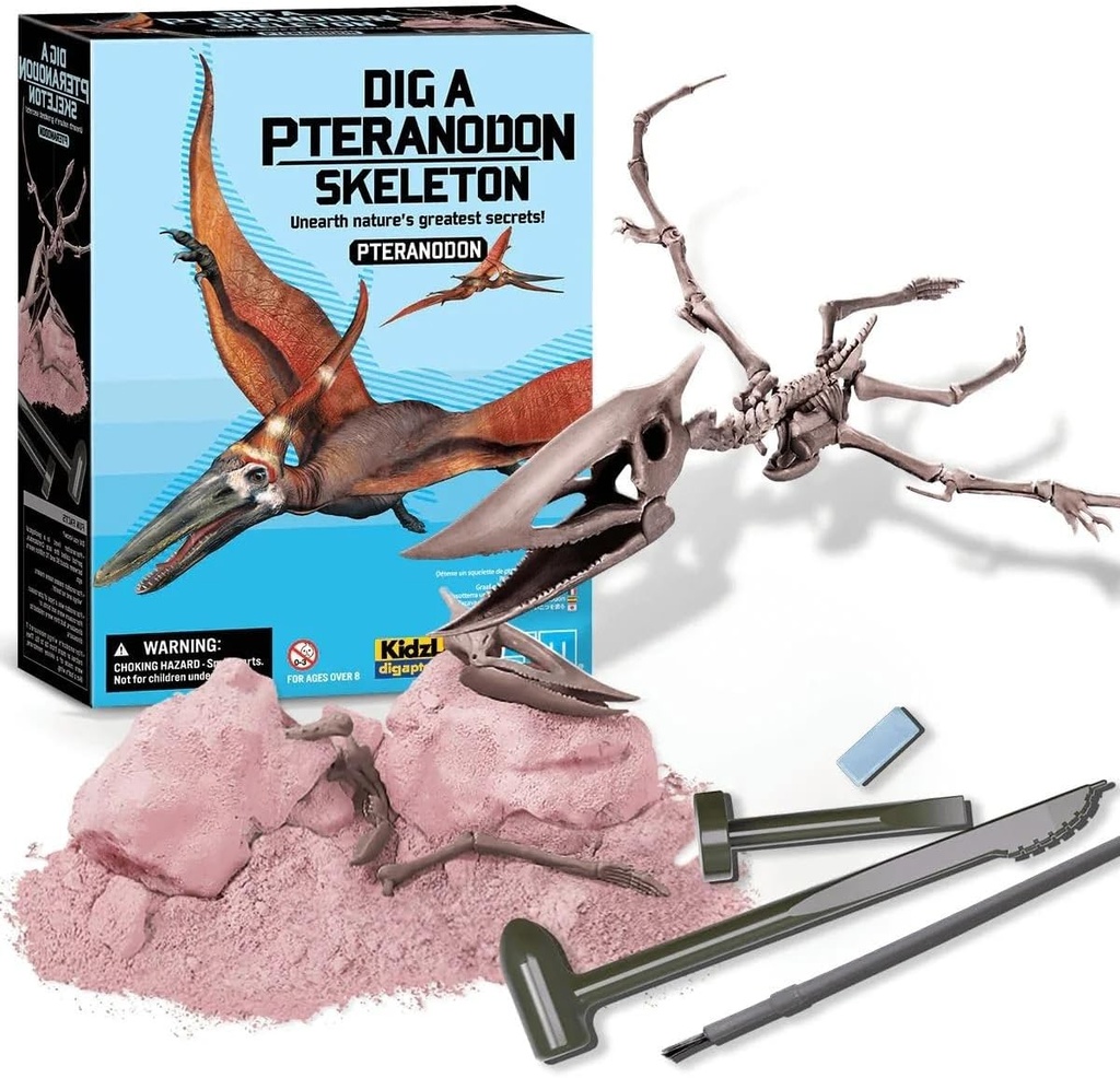 Kidz Labs Cava y Arma Tu Fósil de Pteranodon 8a+