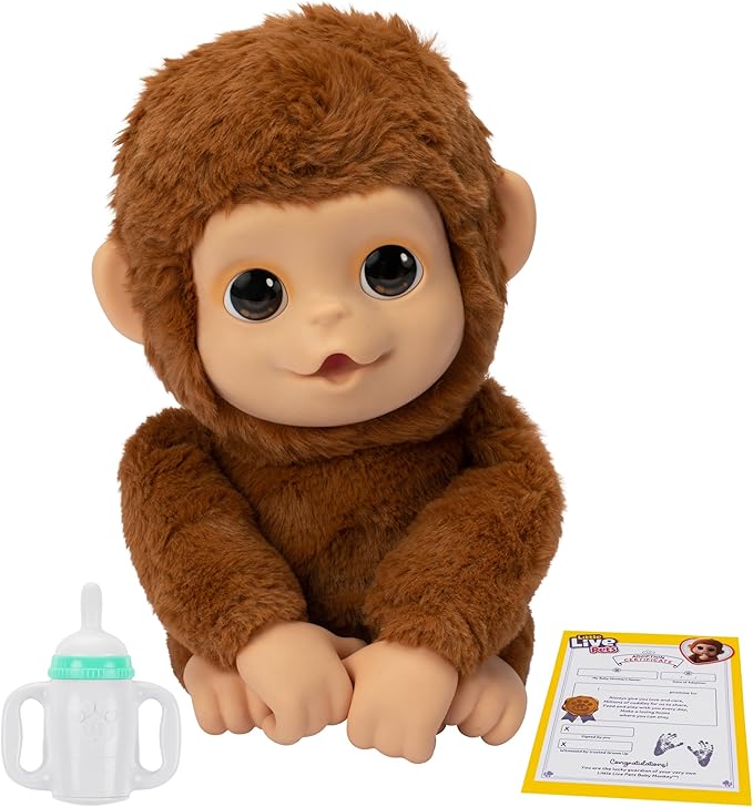 Peluche Bebé Mono Little Live 4a+ Mango