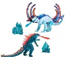 Figuras Godzilla X Kong El Nuevo Imperio Surt/2 4a+