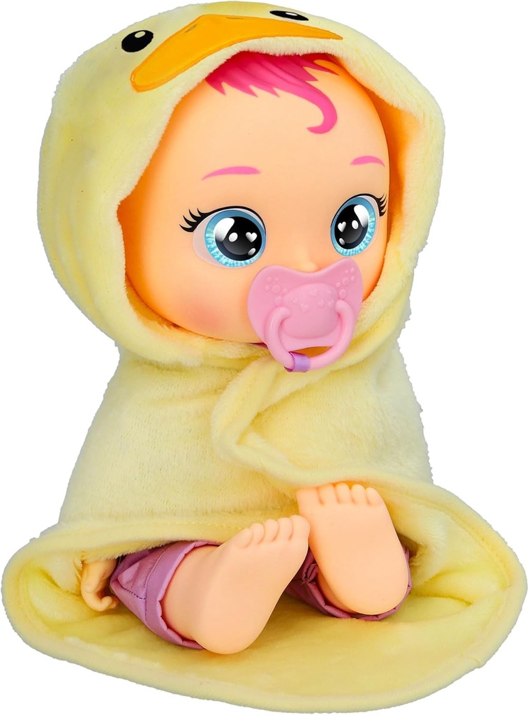 Muñeca Cry Babies con Sonido Newborn Bath Time 18m+