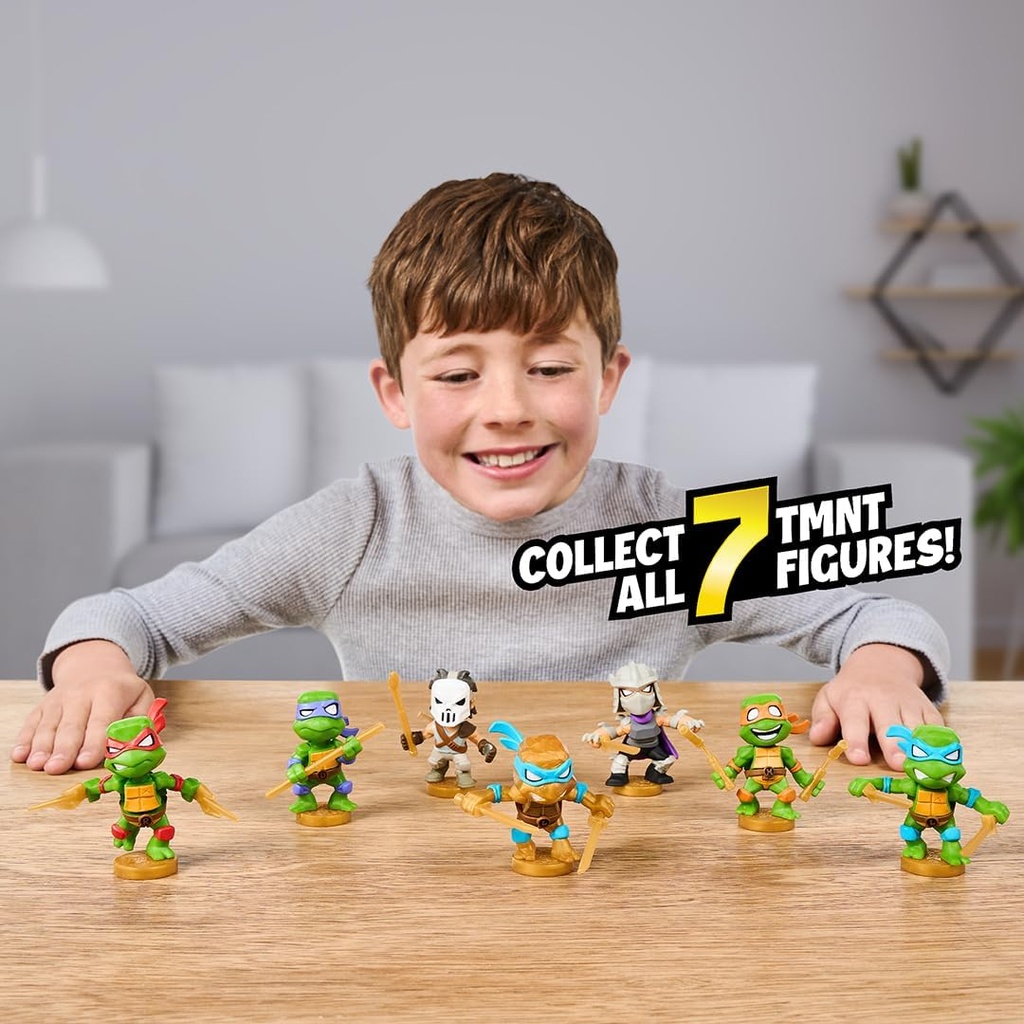 Figuras de Tortugas Ninja Treasure X Sorpresa 5a+