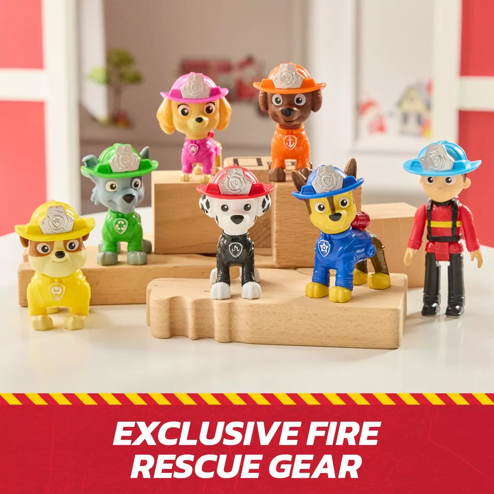 Figuras Paw Patrol Fire Rescue Set/7 3a+