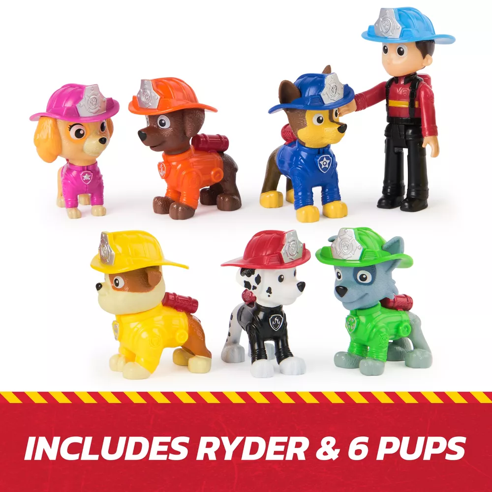 Figuras Paw Patrol Fire Rescue Set/7 3a+