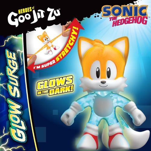 Figura Goo Jit Zu Glow Surge Sonic The Hedgehog Surtido 4a+