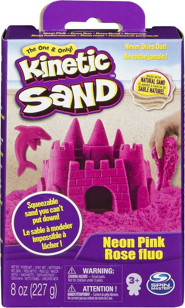 Arena Cinética Colores de Neón 8oz 3a+