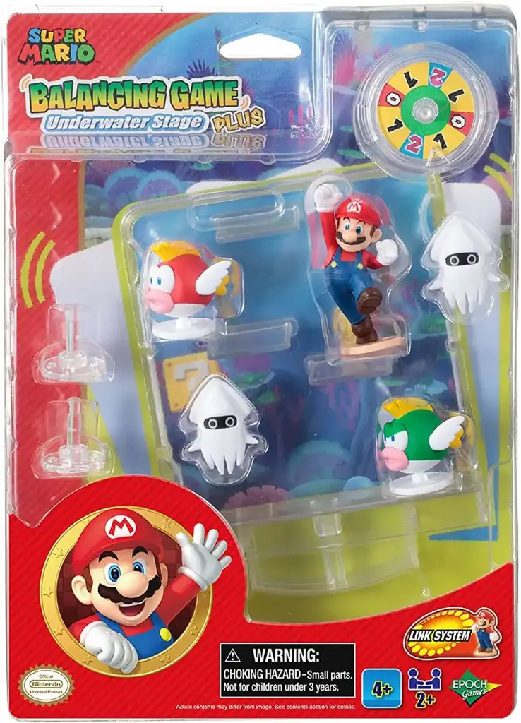 Juego de Mesa de Equilibrio Super Mario Escenario Subacuático Plus 4a+
