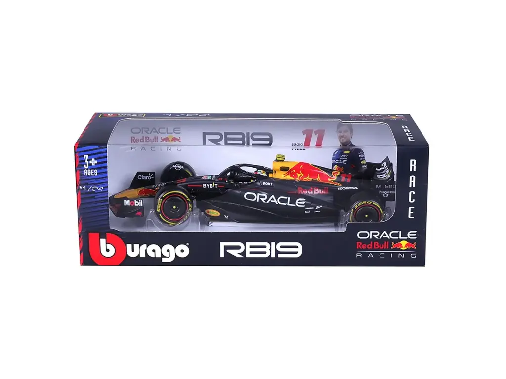 Carro de Formula 1 Oracle Red Bull RB19 Esc 1/24 3a+
