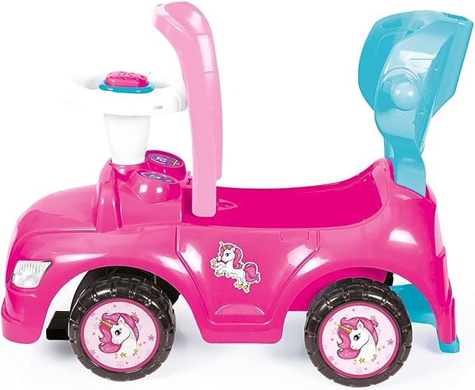 Carro Montable 4en1 Unicornio Rosado 12m+