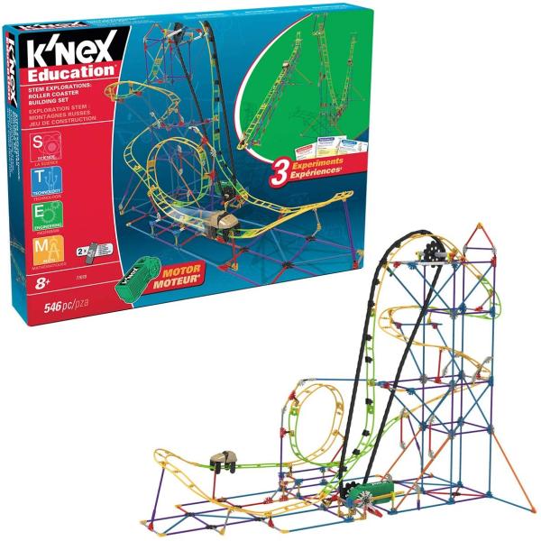 Montaña Rusa K´nex Construye y Aprende 3en1 139Pzs 8a+