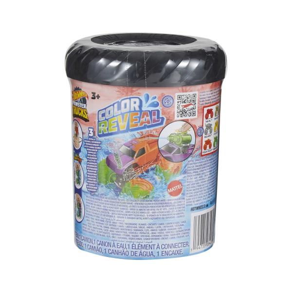 H-W Vehículos Monster Trucks Color Reveal Displ/8 3a+(venta individual)