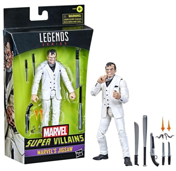 Figura Marvel Legend Super Villanos Marvel´s Jigsaw 4a+