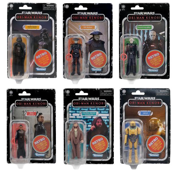 Mini Figuras Star Wars Serie Retro Blister Surt/5 4a+