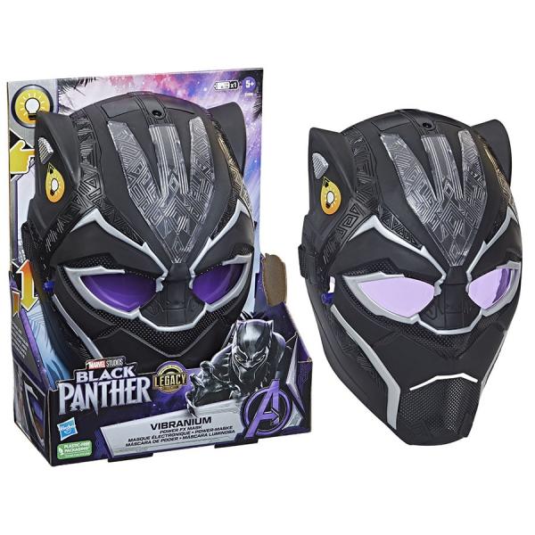 Mascara de Poder Pantera Negra C/Luz 5a+