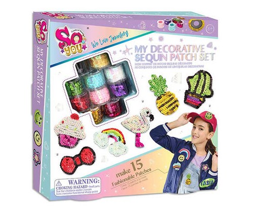 Set de Parches de Lentejuelas Decorativos 8a+