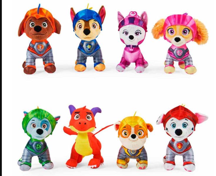 Peluche Paw Patrol Rescue Knights Surt/8 Display/10 3a+