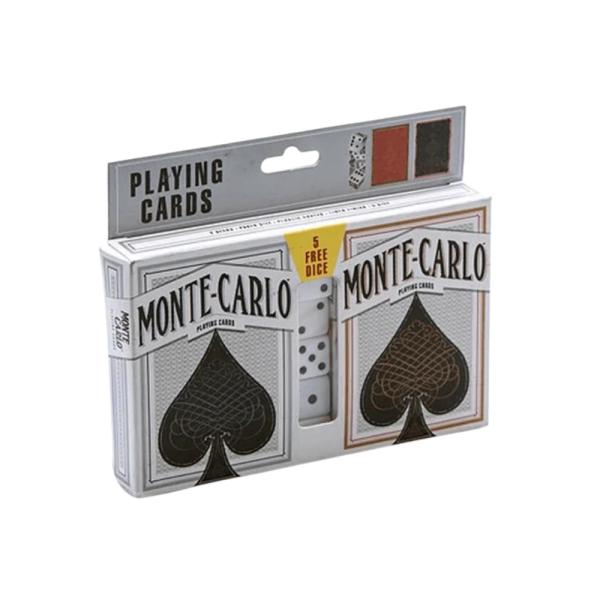 Baraja Monte-Carlo Set de 2 C/5 Dados