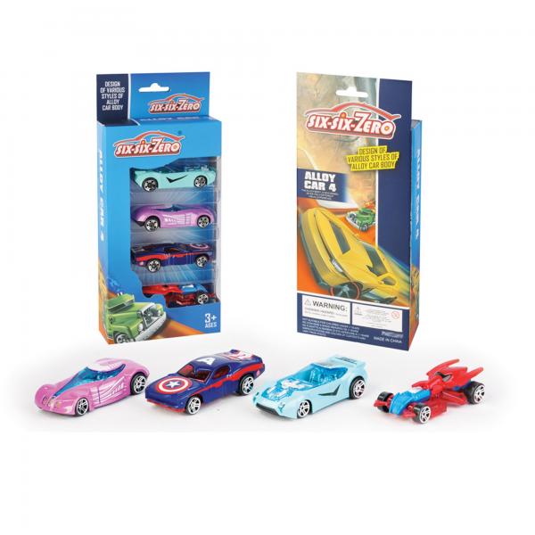 Carros Six-Six-Zero Set de 4 3a+ (440585)
