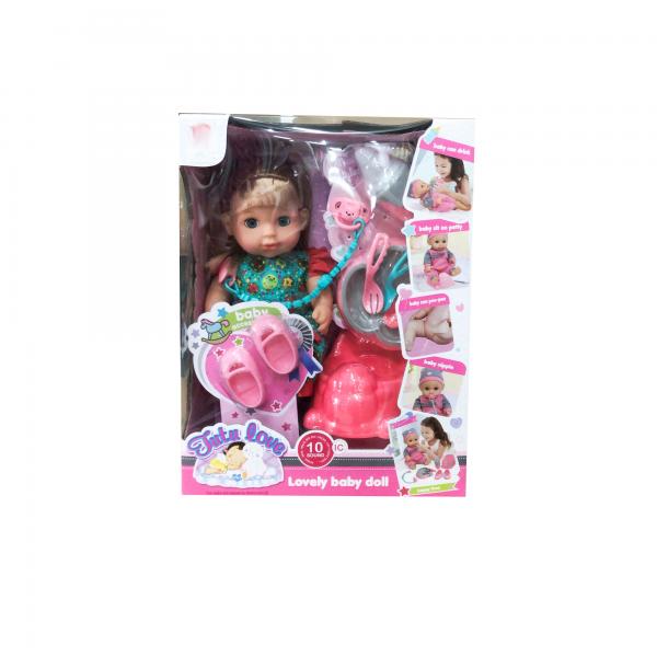 Bebé Tutu Love con Coche y Acc Rosada 10en1 (440653)