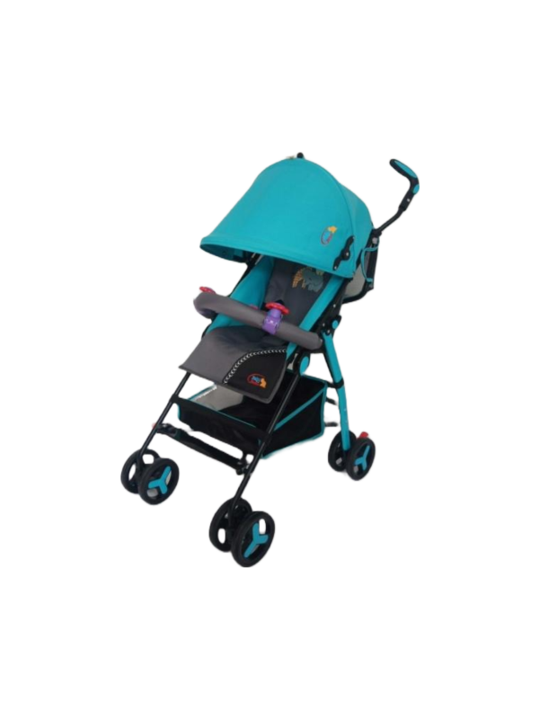 Coche Sombrilla p/Bebé Verde c/ Gris Est de Animales (444729)(439152)