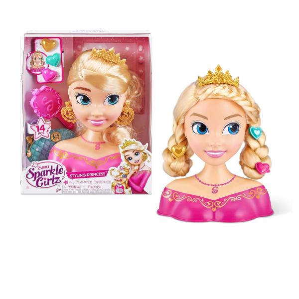 Cabeza de Princesa para Aprender Hacer Peinados 14pzs 3a+