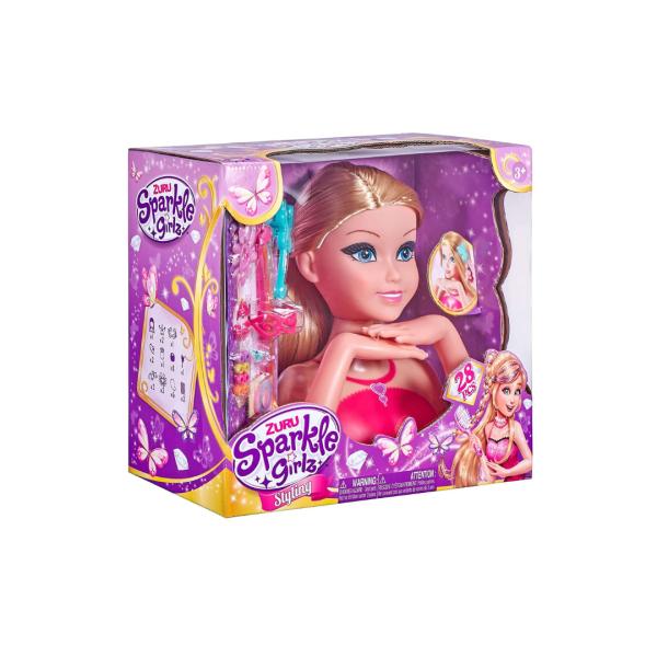 Cabeza de Princesa para Aprender Hacer Peinados 14pzs 3a+