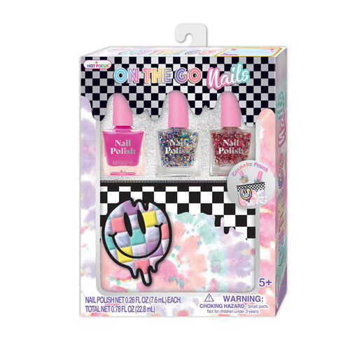 Set de 3 Esmaltes Perfumados a Base de Agua C/ Bolsa de Viaje  5a+