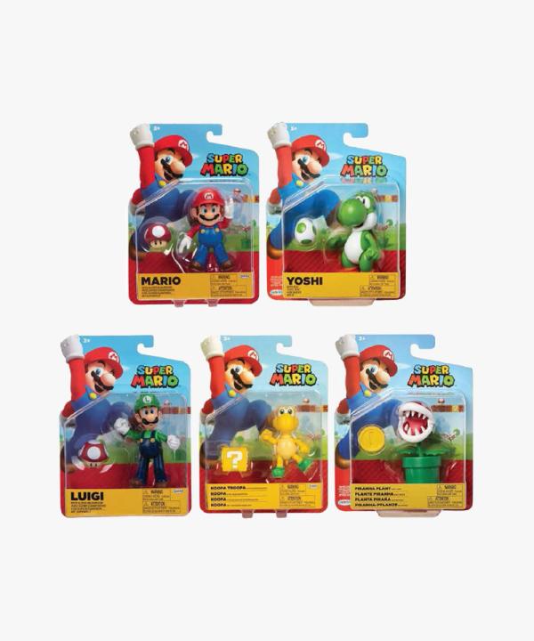 Figuras Nintendo Super Mario Bross Surt/5 3a+
